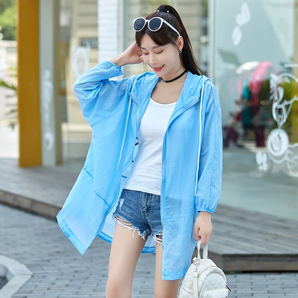 summer new sunscreen women's medium and long sleeve outdoor skin suit light and loose beach jacket, Black
summer new sunscreen women's medium and long sleeve outdoor skin suit light and loose beach jacket, Black