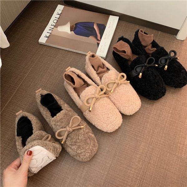 casual woman shoe square toe korean shoes british style bow-knot loafers fur women 2019 winter preppy butterfly new flock basic, Black
casual woman shoe square toe korean shoes british style bow-knot loafers fur women 2019 winter preppy butterfly new flock basic, Black