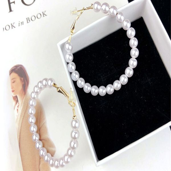 fashion pearlcircle earrings for women gold color flower exaggerated jewelry party gift accessories, Golden;silver
fashion pearlcircle earrings for women gold color flower exaggerated jewelry party gift accessories, Golden;silver