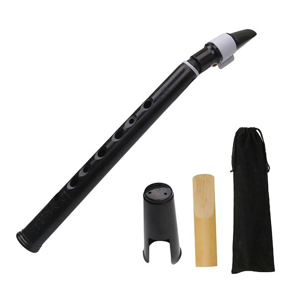 black plastic little sax woodwind instrument 8 holes music simple pocket with carrying bag key c portable amateur mini saxophone
black plastic little sax woodwind instrument 8 holes music simple pocket with carrying bag key c portable amateur mini saxophone