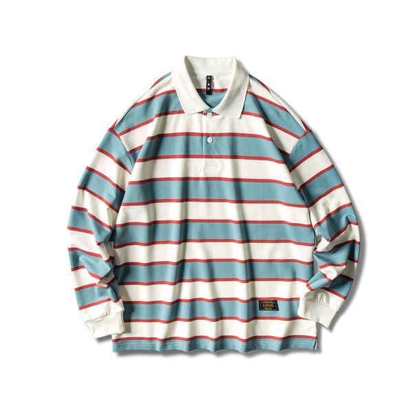fashion men's long sleeve t-shirt outdoors travel camping trekking american casual lapel striped knitted youth sports polo shirt, Gray;blue
fashion men's long sleeve t-shirt outdoors travel camping trekking american casual lapel striped knitted youth sports polo shirt, Gray;blue