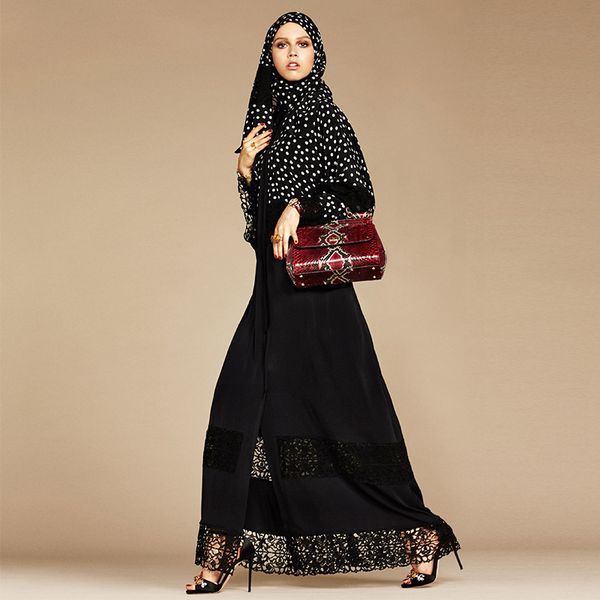 ethnic clothing siskakia black lace polka dot stitching turkish islamic abaya open front kaftans & jubah caftan marocain kimono dress eid du, Red
ethnic clothing siskakia black lace polka dot stitching turkish islamic abaya open front kaftans & jubah caftan marocain kimono dress eid du, Red