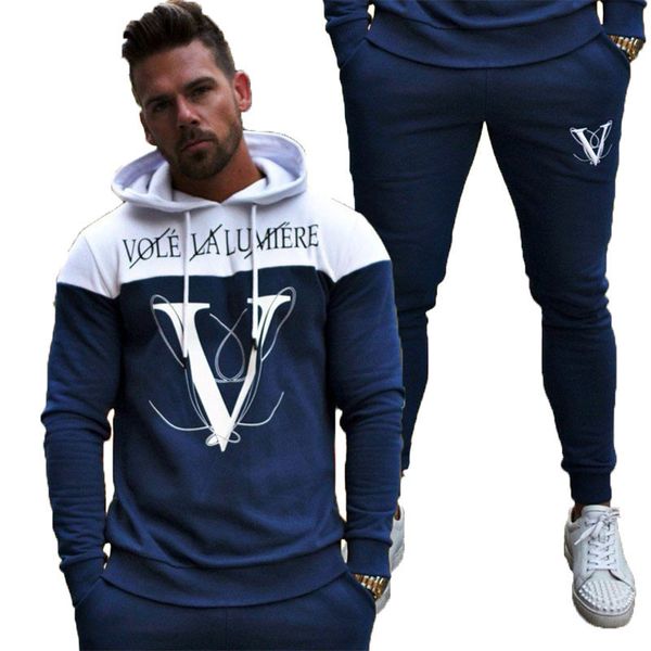 2019new men's sportwear running suit two-piece men hoodie sports cotton suit long sleeve hoodie+pants men tracksuit running, Black;blue
2019new men's sportwear running suit two-piece men hoodie sports cotton suit long sleeve hoodie+pants men tracksuit running, Black;blue