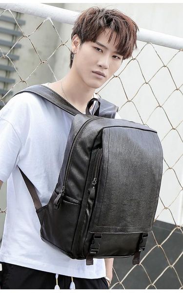 new men's backpack business backpack student school bag pu leather large-capacity computer bag leisure travel
new men's backpack business backpack student school bag pu leather large-capacity computer bag leisure travel