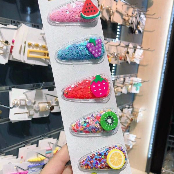 colorful quicksand transparent children's fruit hairpin baby bb fruit sequins headdress sequins clip side clip headdress 5 sets, Slivery;white
colorful quicksand transparent children's fruit hairpin baby bb fruit sequins headdress sequins clip side clip headdress 5 sets, Slivery;white