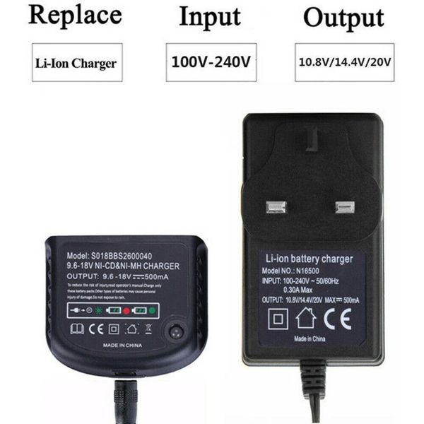 new replacement battery charger for multi-volt for black &decker 9.6 volt thru 18 volt slide pack batteries tool charger
new replacement battery charger for multi-volt for black &decker 9.6 volt thru 18 volt slide pack batteries tool charger