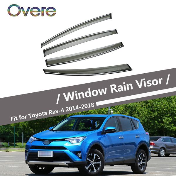 overe 4pcs/1set smoke window rain visor for toyota rav4 xa40 2014 2015 2016 2017 2018 vent sun deflectors guard accessories
overe 4pcs/1set smoke window rain visor for toyota rav4 xa40 2014 2015 2016 2017 2018 vent sun deflectors guard accessories