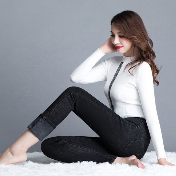 winter jeans women velvet thickening plus size elastic denim high waisted warm jean femme trousers women snow jeans skinny pants, Blue
winter jeans women velvet thickening plus size elastic denim high waisted warm jean femme trousers women snow jeans skinny pants, Blue