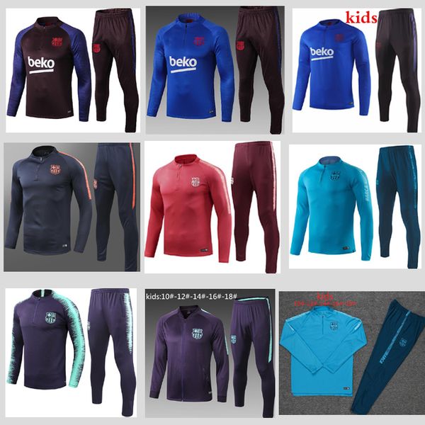 19 20 new Barcelona jackets suits FCB blue sportswear Messi adult+KIDS training SUAREZ long sleeve half zipper Barcelona training wear
19 20 new Barcelona jackets suits FCB blue sportswear Messi adult+KIDS training SUAREZ long sleeve half zipper Barcelona training wear