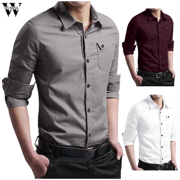 womail shirt men fashion business shirts slim button long sleeve dress shirts comfortable gift casual daily2019 a22, White;black
womail shirt men fashion business shirts slim button long sleeve dress shirts comfortable gift casual daily2019 a22, White;black