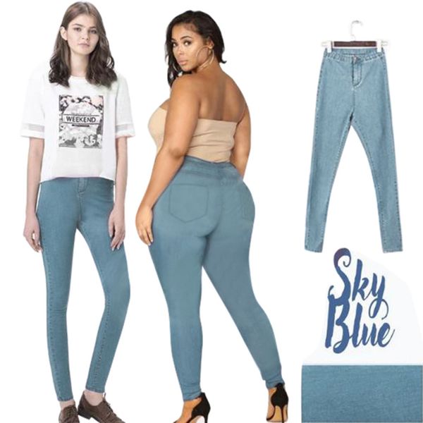 new 2019 autumn summer women's jeans casual high-waist totally shaping pull-on skinny slim was thin elasticity fit jeans l0828, Blue
new 2019 autumn summer women's jeans casual high-waist totally shaping pull-on skinny slim was thin elasticity fit jeans l0828, Blue