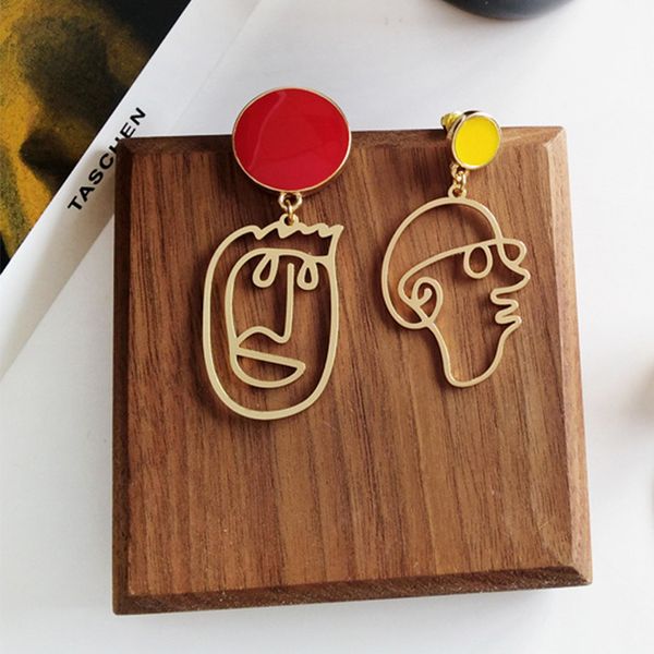 hyperbole hollowed out metal face clip earrings without piercing abstract art human face ears clip earrings no pierced hole, Silver
hyperbole hollowed out metal face clip earrings without piercing abstract art human face ears clip earrings no pierced hole, Silver