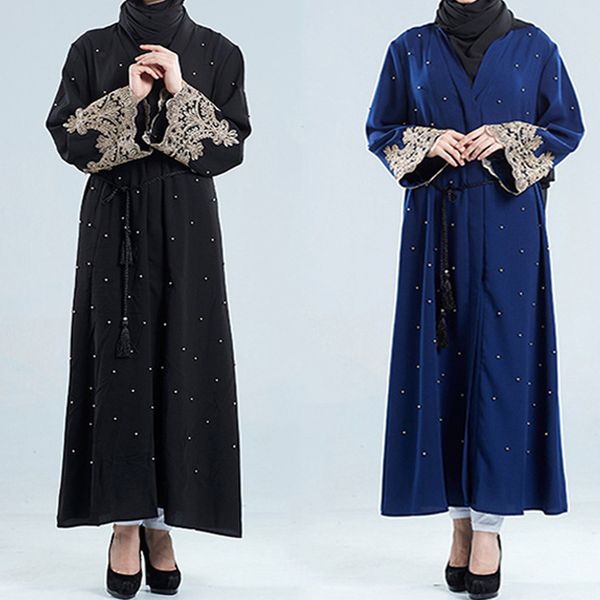 мусульманский открытый абая платье женщины elegant pearl вышивки outwear сыпучие dubai long robe шнуровка chic кимоно турции исламская одежд, Red
мусульманский открытый абая платье женщины elegant pearl вышивки outwear сыпучие dubai long robe шнуровка chic кимоно турции исламская одежд, Red