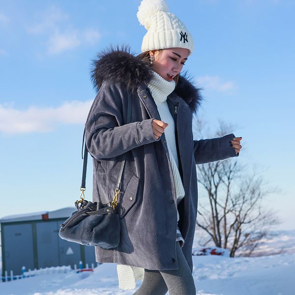 detachable down liner fashion white duck down jackets women's real raccoon dog fur collar loose fit coats outerwear, Black
detachable down liner fashion white duck down jackets women's real raccoon dog fur collar loose fit coats outerwear, Black