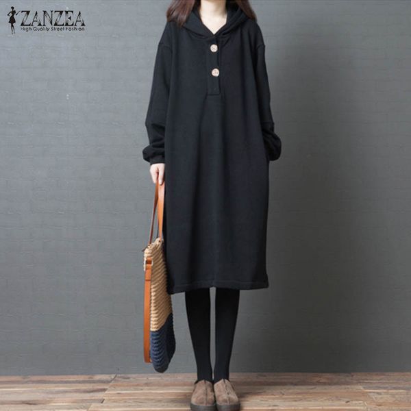winter hooded long pullover zanzea autumn long sleeve sweatshirt dress women solid hoodies fleece vestido female sundress robe, Black;gray
winter hooded long pullover zanzea autumn long sleeve sweatshirt dress women solid hoodies fleece vestido female sundress robe, Black;gray