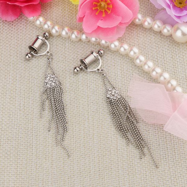 2 pieces stainless steel long tassel ear plugs tunnel expander gauges bar barbells, Slivery;golden
2 pieces stainless steel long tassel ear plugs tunnel expander gauges bar barbells, Slivery;golden