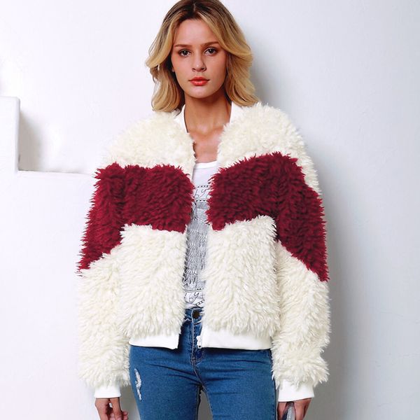 new fashion women collarless fur jackets winter warm zipper patchwork shaggy autumn overcoat female streetwear fur outwear 3xl, Black
new fashion women collarless fur jackets winter warm zipper patchwork shaggy autumn overcoat female streetwear fur outwear 3xl, Black