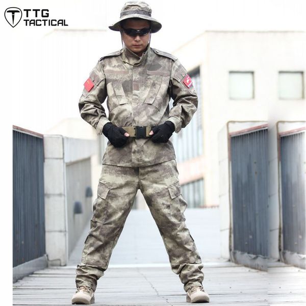 atacs men cotton camouflage suit paintball training uniform set cs training hunting set (jacket+pants, White;black
atacs men cotton camouflage suit paintball training uniform set cs training hunting set (jacket+pants, White;black