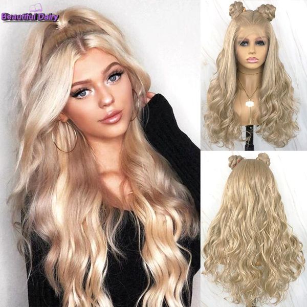 beautiful diary long wavy wigs futura hair 13x6 synthetic lace front wig for black women blonde wigs with natural hairline
beautiful diary long wavy wigs futura hair 13x6 synthetic lace front wig for black women blonde wigs with natural hairline