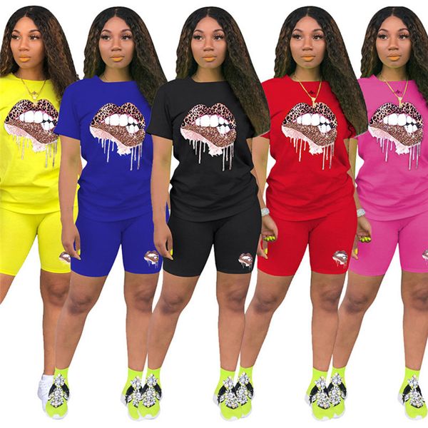 plus size women tracksuits summer 2 piece set short sleeve t-shirt shorts lip sports suit s-3xl outfits solid color jogging suit 3221, Gray
plus size women tracksuits summer 2 piece set short sleeve t-shirt shorts lip sports suit s-3xl outfits solid color jogging suit 3221, Gray