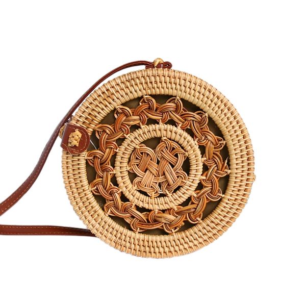 round straw bag ladies handbags bohemian rattan messenger bag hand-woven round
round straw bag ladies handbags bohemian rattan messenger bag hand-woven round