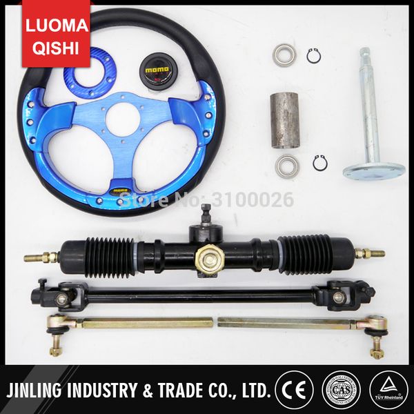 320mm steering wheel 520mm gear pinion 490mm u joints tie rod assy fit for diy china go golf kart buggy karting utv bike parts
320mm steering wheel 520mm gear pinion 490mm u joints tie rod assy fit for diy china go golf kart buggy karting utv bike parts