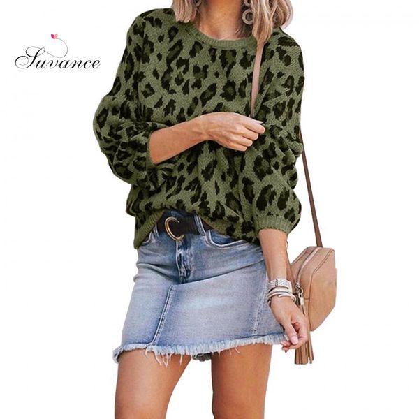 suvance 2019 autumn winter casual o neck leopard print sweater fashion loose size s-2xl women pullover jl-mm77017, White;black
suvance 2019 autumn winter casual o neck leopard print sweater fashion loose size s-2xl women pullover jl-mm77017, White;black