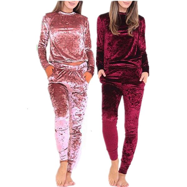 6 цветов костюмы костюмы для двух частей брюки женщины velvet комплект с длинным рукавом тонкий велюровый костюм эластичный пояс pant спорти, White
6 цветов костюмы костюмы для двух частей брюки женщины velvet комплект с длинным рукавом тонкий велюровый костюм эластичный пояс pant спорти, White