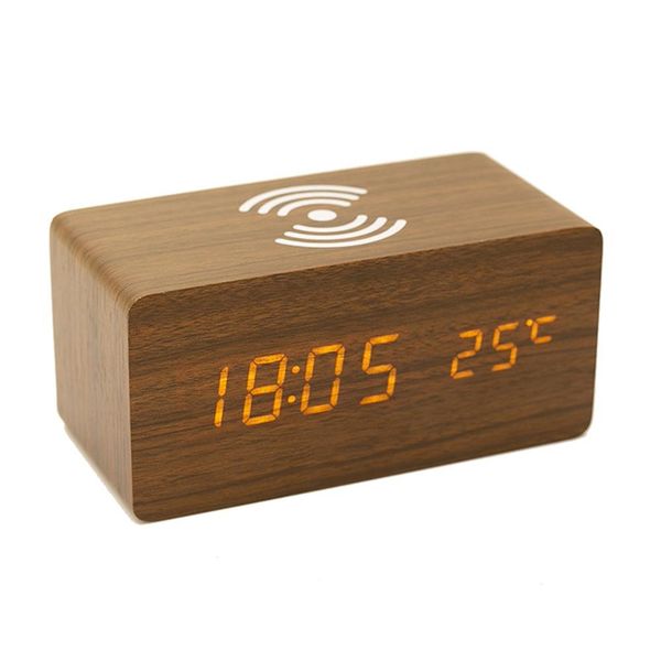 hight quality multi-function alarm clock wireless charger wooden clock for apple samsung huawei smart phone
hight quality multi-function alarm clock wireless charger wooden clock for apple samsung huawei smart phone