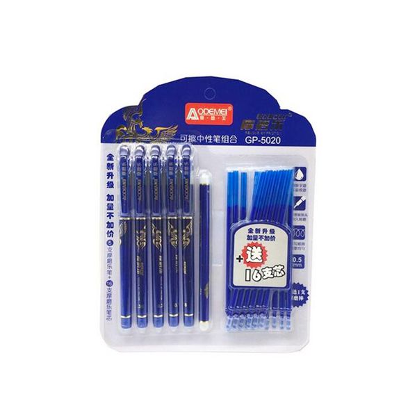 erasable pen refill set office gel pen rod magic erasable pen refill 0.5mm blue black ink school stationery writing tool gift
erasable pen refill set office gel pen rod magic erasable pen refill 0.5mm blue black ink school stationery writing tool gift