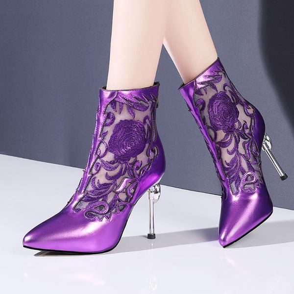 doratasia wholesale new women shoes woman high heels mesh embroidery pointed toe genuine leather party summer ankle boots, Black
doratasia wholesale new women shoes woman high heels mesh embroidery pointed toe genuine leather party summer ankle boots, Black