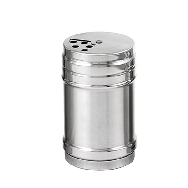 with rotating cover multihole stainless steel pepper shaker easy to clean spice seasoning bottle sugar kitchen tool salt
with rotating cover multihole stainless steel pepper shaker easy to clean spice seasoning bottle sugar kitchen tool salt