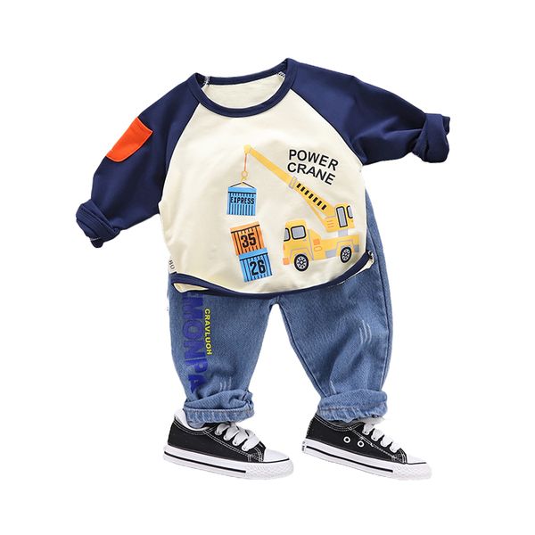 children cotton clothes spring autumn baby boy girl cartoon print t shirt pants 2pcs/sets infant kids fashion toddler tracksuits, White
children cotton clothes spring autumn baby boy girl cartoon print t shirt pants 2pcs/sets infant kids fashion toddler tracksuits, White