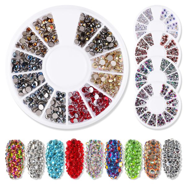 3d glass colorful nail art rhinestones sequins flat back crystal charm gems diy decorations, Silver;gold 
3d glass colorful nail art rhinestones sequins flat back crystal charm gems diy decorations, Silver;gold