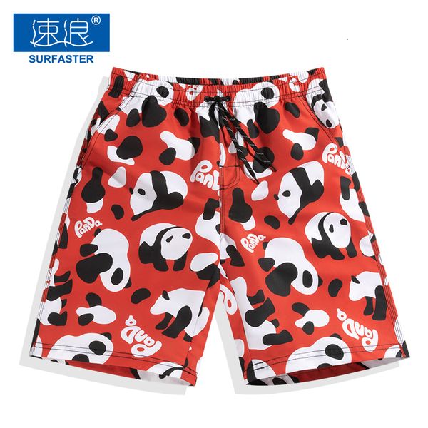 

sandy beach pants male speed shorts easy large code full marks swimming trunks suit seaside on vacation swimming tide card, White;black