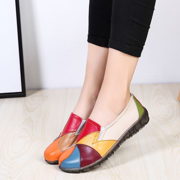 new fashion round toe slip-on patchwork women flats ladies casual moccasins loafers comfortable soft mother shoes big size 35-44, Black
new fashion round toe slip-on patchwork women flats ladies casual moccasins loafers comfortable soft mother shoes big size 35-44, Black