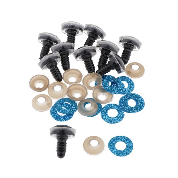 10pc plastic safety toy eyes + glitter nonwovens + washer 16mm
10pc plastic safety toy eyes + glitter nonwovens + washer 16mm