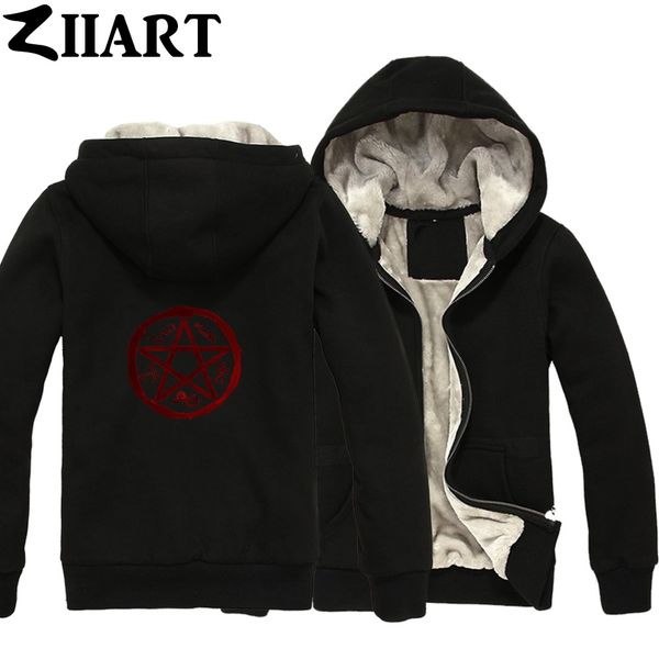 supernatural demon symbols devil's trap symbol couple clothes girls woman full zip autumn winter plus velvet parkas ziiart, Black
supernatural demon symbols devil's trap symbol couple clothes girls woman full zip autumn winter plus velvet parkas ziiart, Black