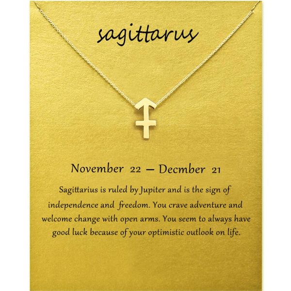 fashion jewelry 12 constellation sagittarius pendant necklaces for women zodiac chains necklace gold silver color birthday gift
fashion jewelry 12 constellation sagittarius pendant necklaces for women zodiac chains necklace gold silver color birthday gift
