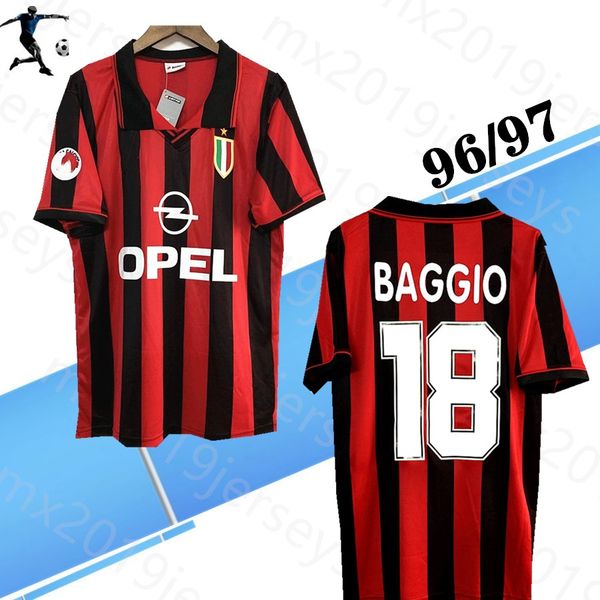 milan 1996 1997 retro home soccer jerseys weah albertini baggio dugarry baresi 96 97 classic football shirts maillot, Black;yellow
milan 1996 1997 retro home soccer jerseys weah albertini baggio dugarry baresi 96 97 classic football shirts maillot, Black;yellow