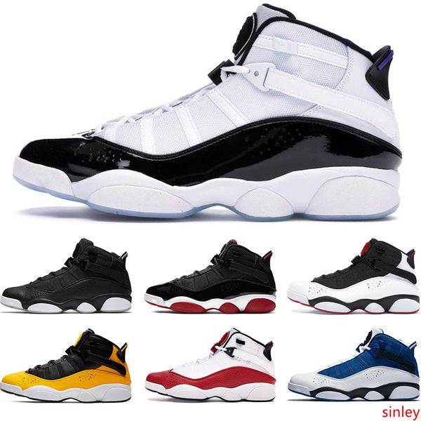 6 6s six rings mens basketball shoes bred concord matte silver taxi white university red men trainers sports sneakers size 40-47
6 6s six rings mens basketball shoes bred concord matte silver taxi white university red men trainers sports sneakers size 40-47