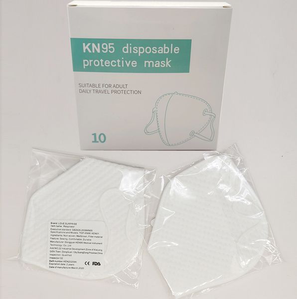 высококачественная одноразовая маска для лица kn95 4-слойная анти-капельная трансмиссия лицевые маски антибактериальные защитные маски для л