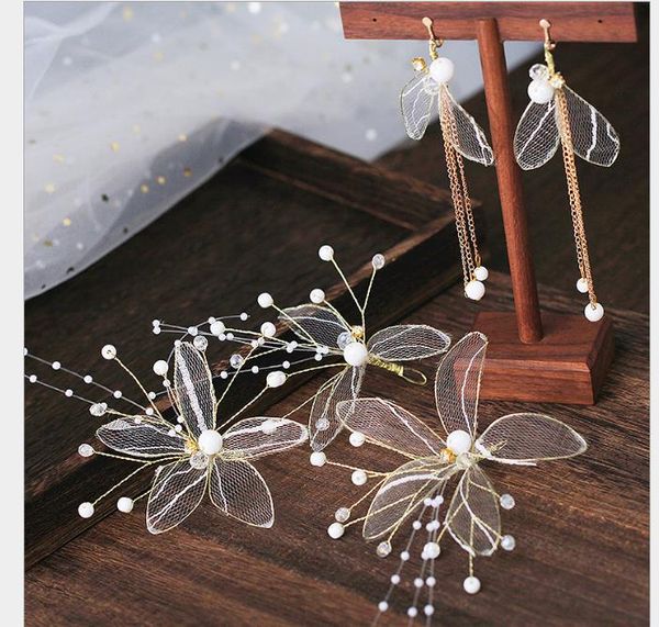 sweet mesh flower princess hairpin earrings suit wedding dress trim clip, Slivery;golden
sweet mesh flower princess hairpin earrings suit wedding dress trim clip, Slivery;golden