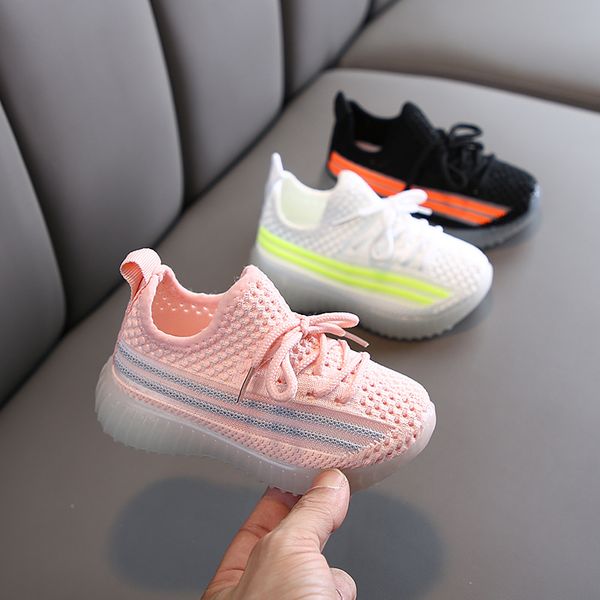 new kids sneakers korean version boys girls breathable mesh children sports toddler shoes non-slip flying woven luminous shoes
new kids sneakers korean version boys girls breathable mesh children sports toddler shoes non-slip flying woven luminous shoes