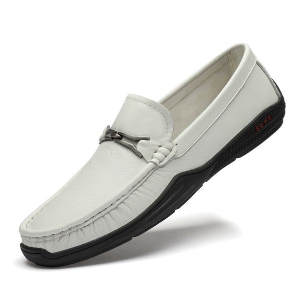 summer men loafers genuine leather mens casual shoes breathable slip on moccasins driving shoe, Black
summer men loafers genuine leather mens casual shoes breathable slip on moccasins driving shoe, Black