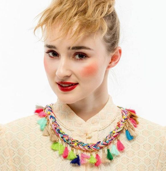 new arrival design fashion cotton necklace rope braided tassel pendant choker women necklace jewelry wholesale, Silver
new arrival design fashion cotton necklace rope braided tassel pendant choker women necklace jewelry wholesale, Silver