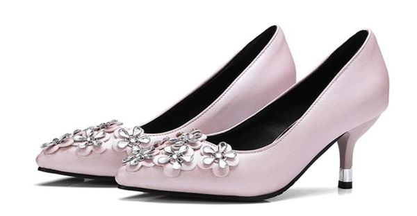 women's shoes in spring and autumn high fine heel pointed end @2115, Black
women's shoes in spring and autumn high fine heel pointed end @2115, Black