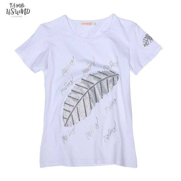 t shirt women 2020 summer new acrylic diamonds short sleeve tee pullovers casual elasticity bottoming shirt, White
t shirt women 2020 summer new acrylic diamonds short sleeve tee pullovers casual elasticity bottoming shirt, White