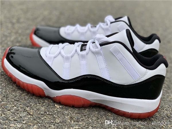 2020 high air authentic 11 low white bred man basketball shoes 11s men black true red retro athletic sneakers with original box av2187-160
2020 high air authentic 11 low white bred man basketball shoes 11s men black true red retro athletic sneakers with original box av2187-160