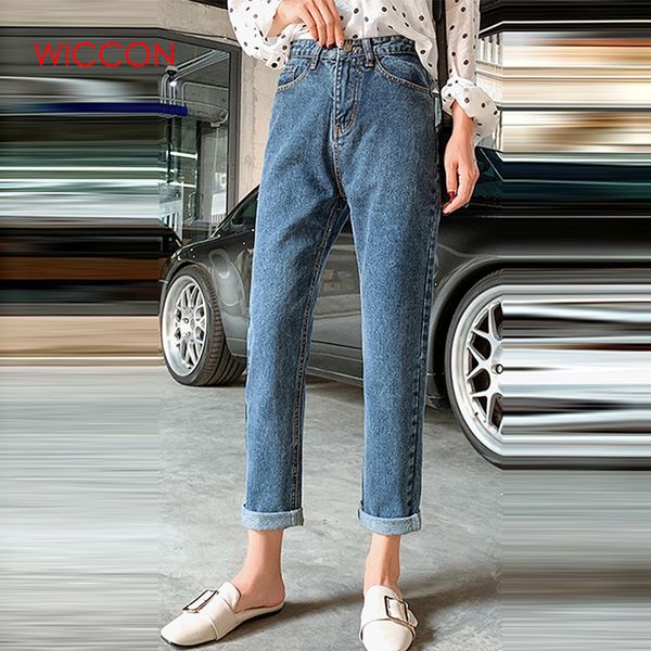 2020 new plus size women jeans harem ankle-length pants coated high waist mom boyfriend jeans women casual street, Blue
2020 new plus size women jeans harem ankle-length pants coated high waist mom boyfriend jeans women casual street, Blue